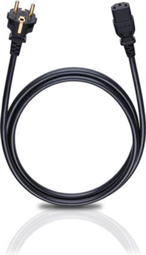 Oehlbach Lichtnetkabel - 5m - Zwart