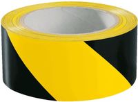 Ampere Traffic vloertape Extra - geel zwart | 7,5 cm breed