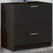 Maison Exclusive - Meuble sous lavabo noir 59x37x59 cm Matériau dérivé du bois