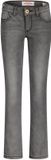 Vingino Bettine icon Skinny Jeans Meisjes Dark Grey Vintage Katoen 98% Elastaan 2% Maat 128