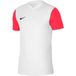 Nike Heren Short Sleeve Top M Nk Df Tiempo Prem Ii Jsy Ss, Wit/Bright Crimson/Zwart, DH8035-101, L