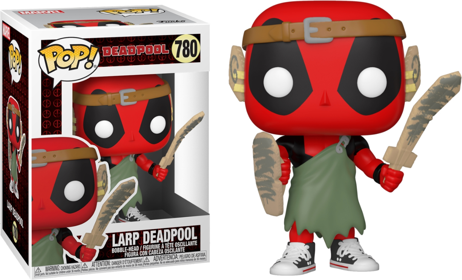 Funko POP Marvel: Deadpool 30th - L.A.R.P. Deadpool