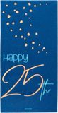 Folat Servetten Elegant True Blue 25 Jaar 33x33 cm - 10 stuks