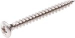 Hoenderdaal Fasteners Hoenderdaal Spaanplaatschroef RVS-A2 lenskop PZ2 deeldraad 5.0X70/42 (per 200 stuks)