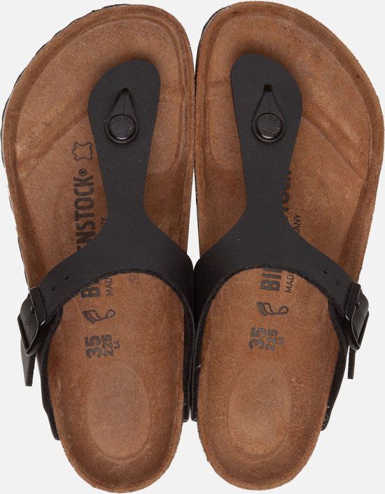 Birkenstock Gizeh Dames Slippers Regular fit - Black - Maat 39