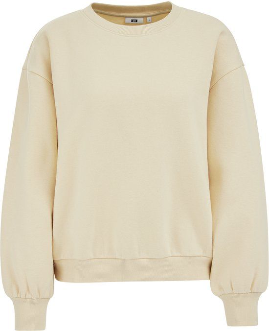 WE Fashion Dames sweater met embroideries Ecru Maat M
