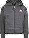 Nike Kids Club Fleece High Low Sweatshirt Met Rits Grijs 4-5 Years