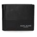 Pepe Jeans Ithaca Horizontale portemonnee met afneembare portemonnee, zwart, 11 x 8,5 x 1 cm, leer van Joumma Bags