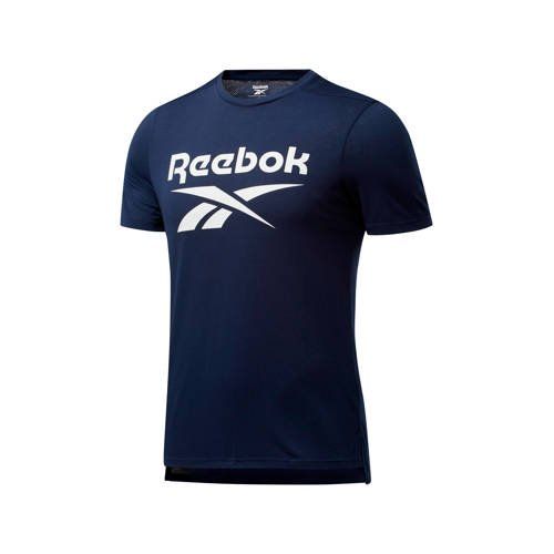 Reebok Training sport T-shirt donkerblauw - 4062061859863
