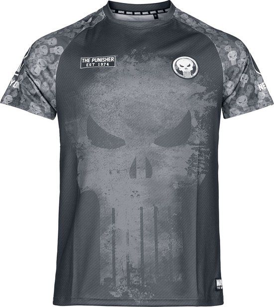 The Punisher Cotton Division The Punisher 74 Soccer Jersey Heren Jersey Zwart XL