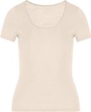 Hunkemöller Haut Basic Élévé Blanc Femme Coton Manches Courtes XS