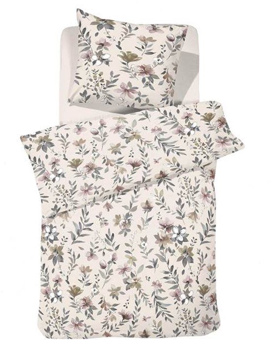 Cinderella Botanica Dekbedovertrek - Eenpersoons - 140x200/220 cm - Beige