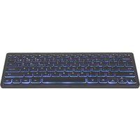 Gembird KB-BTRGB-01-DE Toetsenbord Bluetooth QWERTZ Duits Zwart