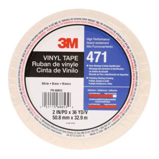 3M PVC-plakband zacht - WHITE - 1 stuk
