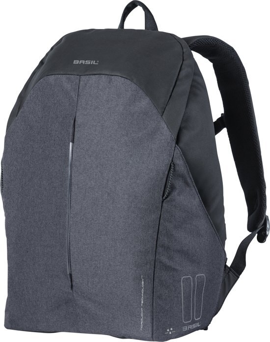 Basil B-Safe Backpack Nordlicht - Fietstas - 18 liter - Zwart