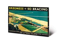 Nationaal Spoorwegmuseum MW12542P 20 x 29 cm Skegness (4 bij V L Danvers), MDF, meerkleurig, 20 x 29,5 x 1,2 cm