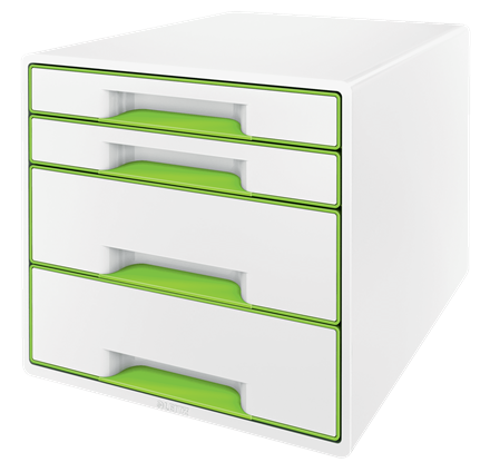 Leitz Wow Cube - Kantoor ladeblokken - 36,30 cm hoog - 28,70 cm breed - 27,00 cm diep