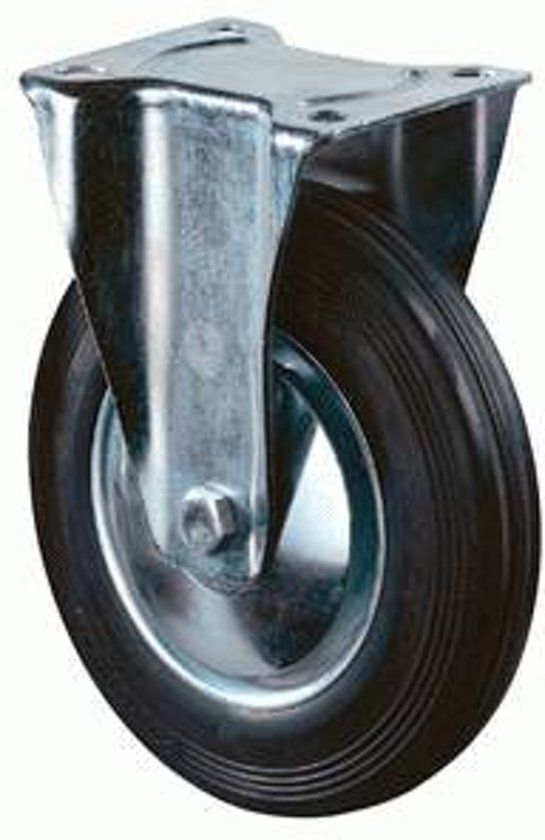 BS Rollen Bokwiel 80mm Rubber 4021885058241