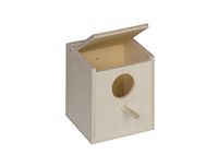 Nobby Exotennestkast met groot invlieggat en aanvliegstang 11 x 11 x 13 cm