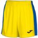 Joma Dames maxi shorts geel/royaliteitsblauw XXS