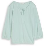 Tom Tailor - Blouse met streepjesmotief - Maat M - blue haze stripe