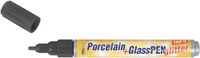 C.Kreul KREUL Glitter Antraciet Grijze Glas- en Porseleinstift - Porcelain+GlassPen Glitter 160 °C