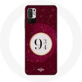 Maniacase Hoesje voor Xiaomi Redmi Note 10T 5G Harry Potter track 9 3 4