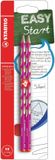 STABILO EASYgraph S - Ergonomische Grafietpotlood - Rechtshandig - HB Hardheid - Roze - 2 Stuks