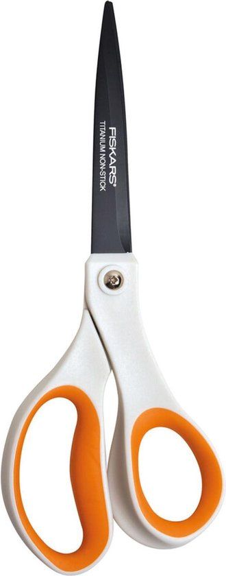 Fiskars Non Stick Schaar - Hobbyschaar - Knutselschaar - Titanium - 21 cm