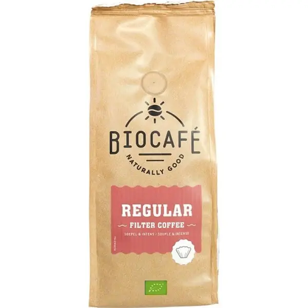 Biocafe Filterkoffie Regular Biologisch 250 gr