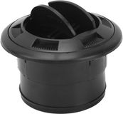 OEM Green Glow - Zwarte Ronde Ventilatie 75mm Verwarmingsventilatie Uitlaat ABS Universeel Voor Bus RV