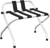 vidaXL Bagagerek met rugleuning zilver 56x39x52cm