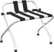 vidaXL Bagagerek met rugleuning zilver 56x39x52cm