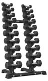 Tunturi Platinum Hex Rubber Dumbbellset 1-10 kg