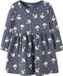 NAME IT NMFVILISA LS DRESS Jurk Meisjes Maat 104 Katoen Vintage Indigo