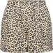 ONLY - ONLLOWA-MARTINA SHORTS WVN Dames Korte broek - Pumice Stone AOP:BLACK LEO - XL