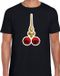 Bellatio Decorations Foute humor Kerst t-shirt kerstballen - heren - zwart M