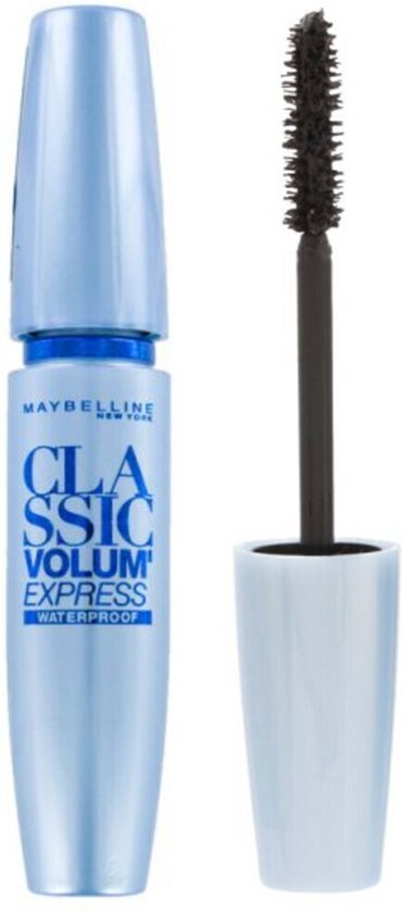 Maybelline Volum'Express Waterproof - 01 Black - Zwart - Waterproof Volume Mascara