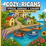 Cozy Ricans Oficios Chiripas y Lugares Libro para Colorear