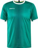 Craft Progress 2.0 Shirt Korte Mouw Heren - Groen / Wit | Maat: L