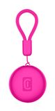 Cellularline TRACY TAG - Objectzoeker compatibel met Apple iOS Find Me - Compatibel met AirTag-accessoires - Verwisselbare batterij (levensduur 1 jaar) - Stof- en waterdicht - Roze