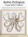 Boho Octopus Cross Stitch Pattern