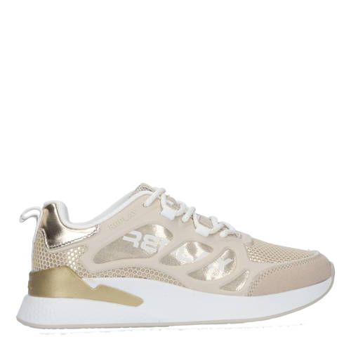 REPLAY Maze Jr sneakers beige/goud