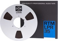 Recording The Masters RTM Bande Audio Analogique Qualité Studio LPR35 ¼” NAB Metal 1100m Ø10.5”