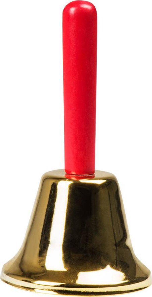 Boland Kerstmannenbel Zwart/goud - Rood/Goud - Kunststof - 2022