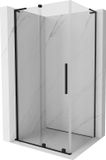Mexen Velar L cabine de douche porte coulissante 120 x 110 cm, transparent, noir