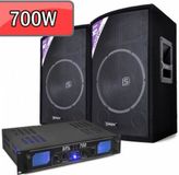 Skytec DJ Speaker and Amplifier Combination 700W