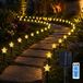 Éclairage de jardin solaire, set de 50 pièces, 7 mètres, lumière blanc chaud, avec télécommande