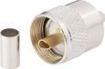 BKL Electronic 0406074 UHF-connector Stekker, recht 50 Ω 1 stuk(s)