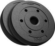 Rebel Active Serie - Bitumineuze Olympische Gewichtset - 2x10kg Schijven - Zwart